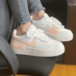 Nike Air Force 1 Low Shadow Pink Blue Wmns Sz 10.5 #CU8591-104